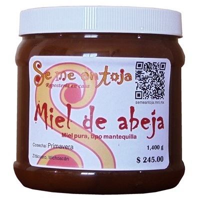 Miel pura tipo mantequilla 1400g